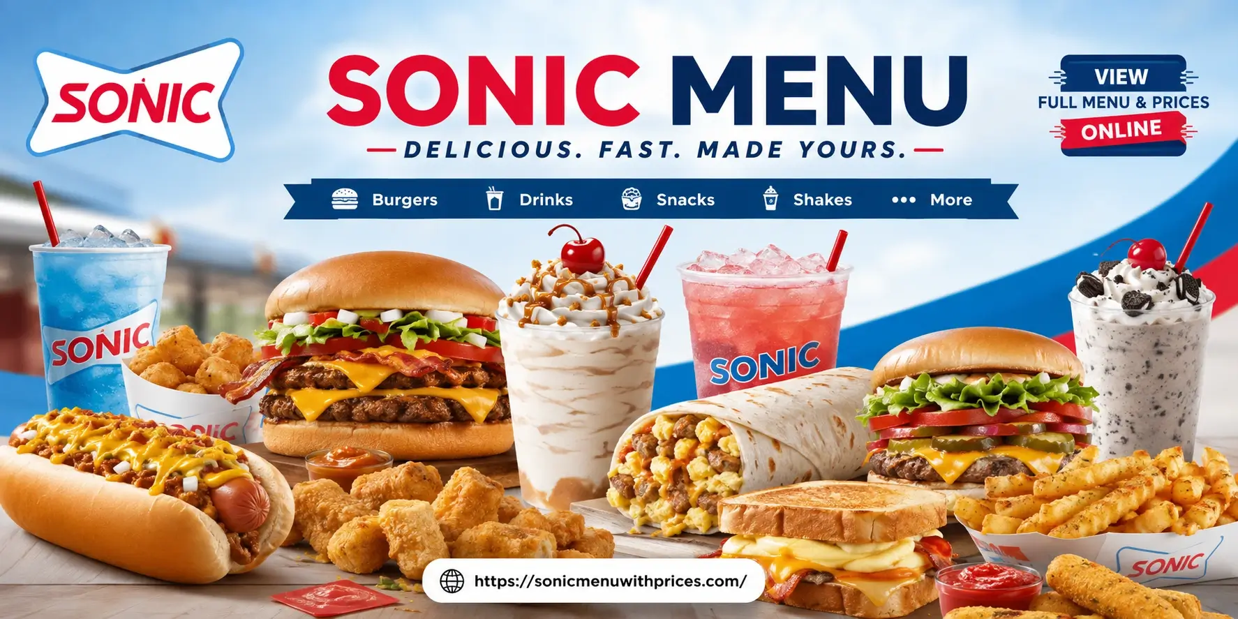 Sonic Menu With Prices